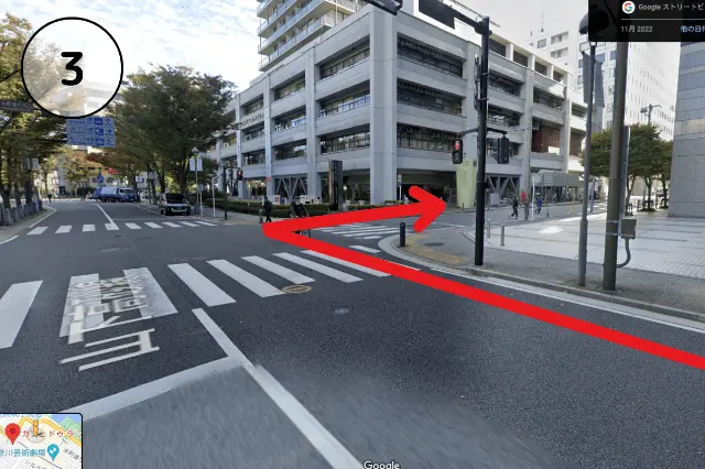 横浜にある法テラス神奈川へのアクセス③