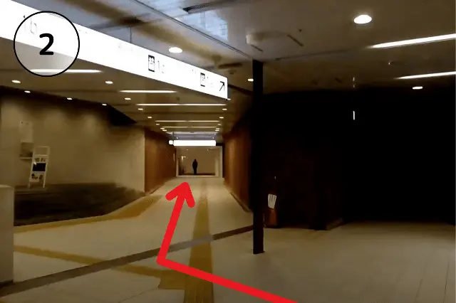 馬車道駅1C出口から横浜市役所までのアクセス②