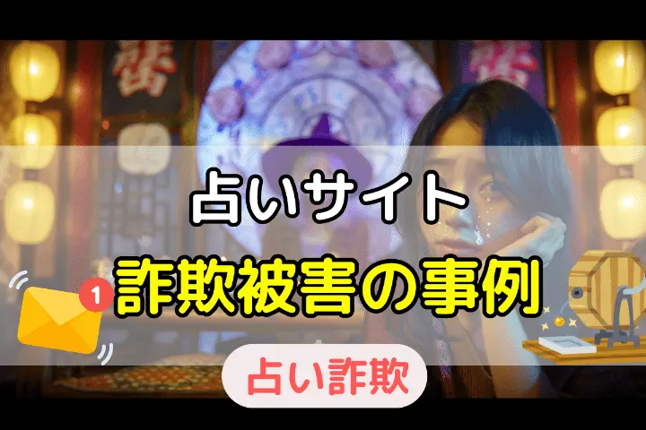 占いサイト詐欺被害の事例