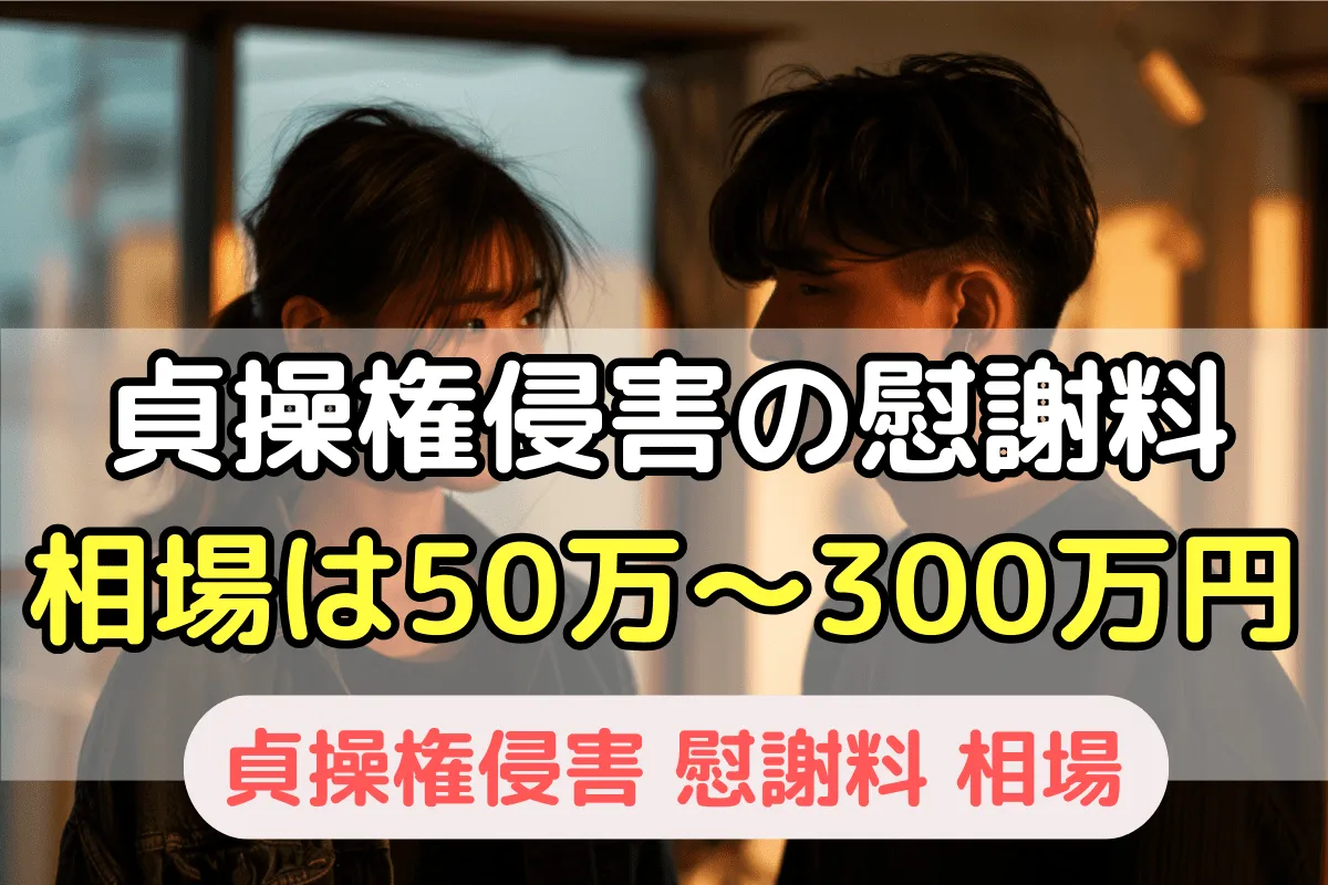 貞操権侵害の慰謝料相場は50万円~300万円