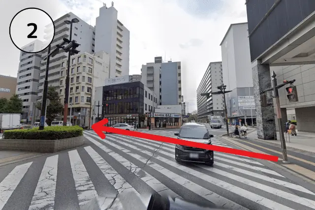 法テラス千葉までの道順②